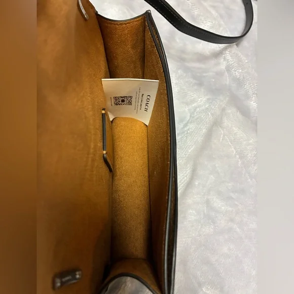 Coach Morgan Mini Crossbody Bag in Black Leather, CO980 - Picture 7 of 9